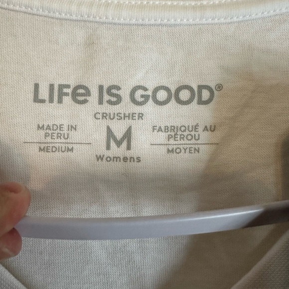 Life Is Good‎ NWT V Neck Crusher Tee Mama Bear Size Medium Classic Outdoor - Picture 2 of 5